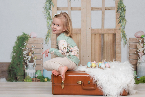 Kate Ostern Tür Frühling Dekoration Hintergrund - Kate Backdrop.de