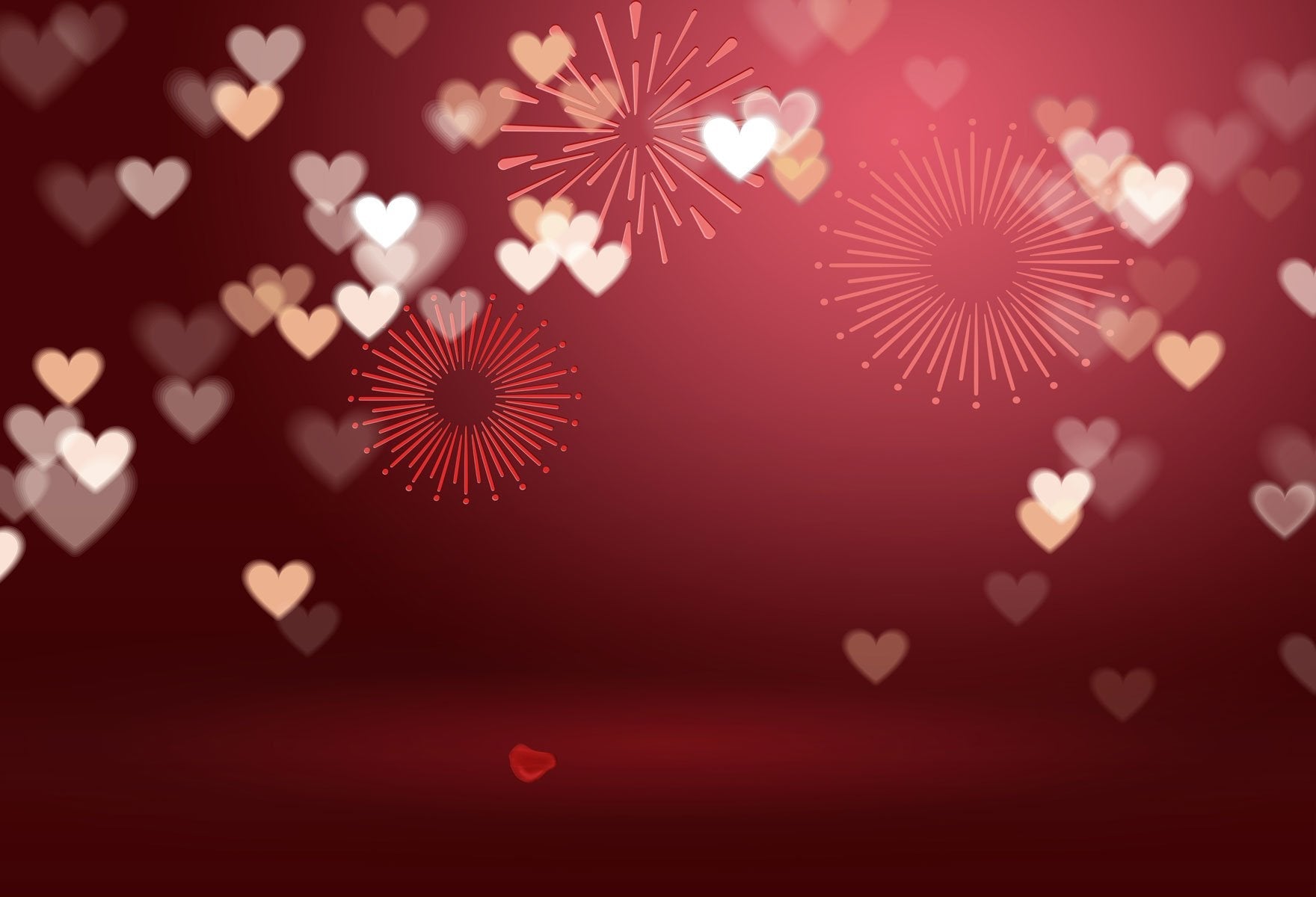 Katebackdrop:Kate red love Valentine's Day backdrop for photography