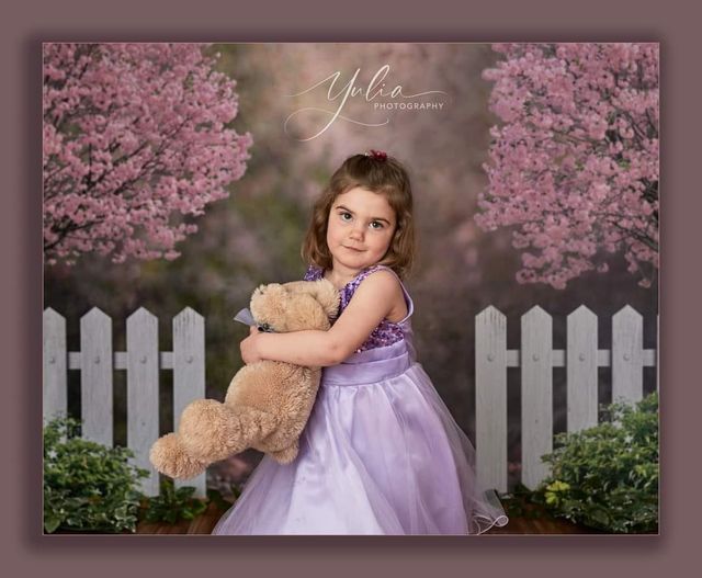 Kate Frühling Garten Kirschblüten Hintergrund für Fotografie - Kate Backdrop.de