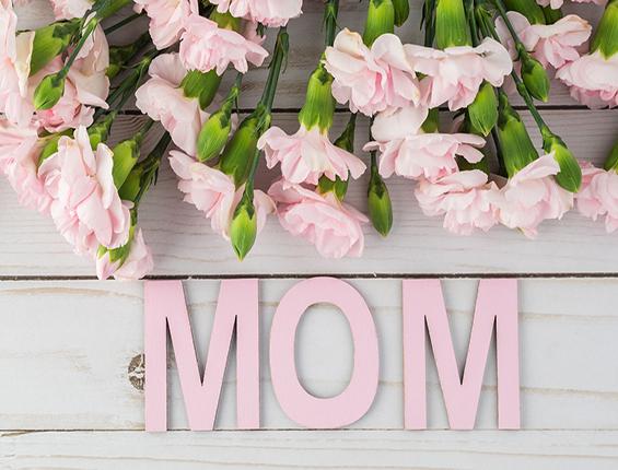 Katebackdrop:Kate Happy Mother'S Day Pink Flower Light Moon Backdrop
