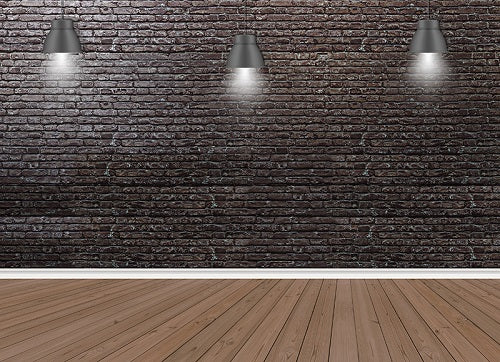 Kate Backsteinmauer Lichter Holzboden Hintergrund für die Fotografie - Kate Backdrop.de