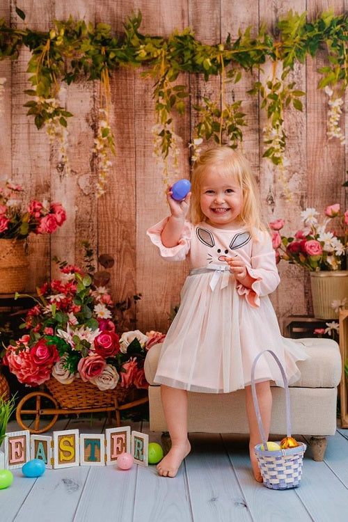 Kate Frühling Valentinstag Ostern mit Blumenhintergrund Entworfen von Jia Chan Photography - Kate Backdrop.de