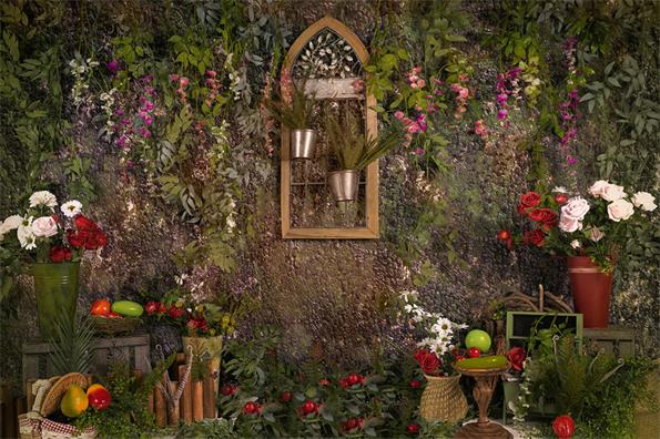 Kate Sommer / Muttertag Garten Blume Wald Hintergrund Entworfen von Jia Chan Fotografie - Kate Backdrop.de
