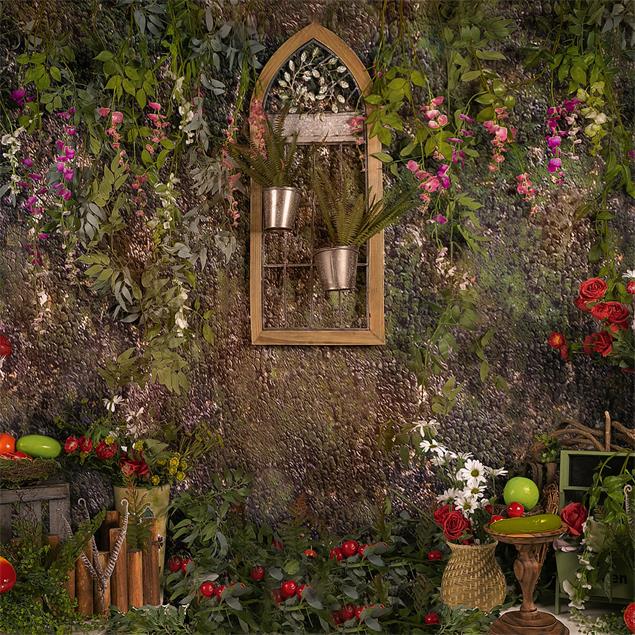 Kate Sommer / Muttertag Garten Blume Wald Hintergrund Entworfen von Jia Chan Fotografie - Kate Backdrop.de
