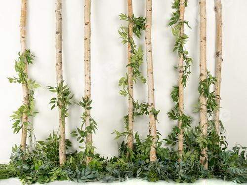 Katebackdrop:Kate Spring Sticks with Grass Leaves Backdrop Designed by Jia Chan Photography