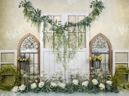 Katebackdrop:Kate Spring Floral Archway Decoration Backdrop Designed by Jia Chan Photography