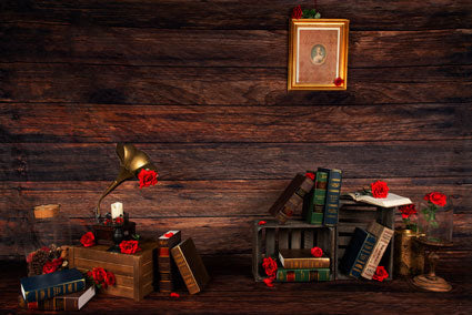 Kate Valentinstag Blume Holz Hintergrund Entworfen von Jia Chan Fotografie - Kate Backdrop.de