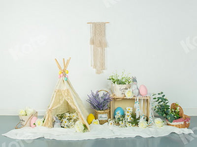 Kate Frühling Ostern Ostereier Hintergrund entworfen von Jia Chan Photography - Kate Backdrop.de