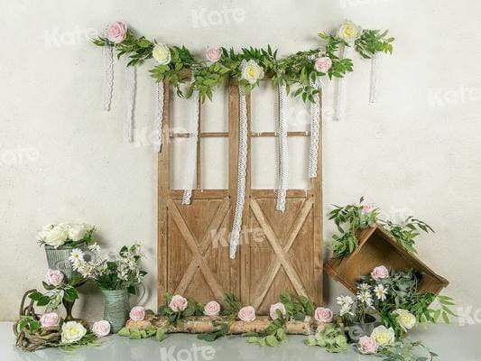 Katebackdrop:Kate Doors Floral Spring Photo Backdrop Designed by Jia Chan Photography