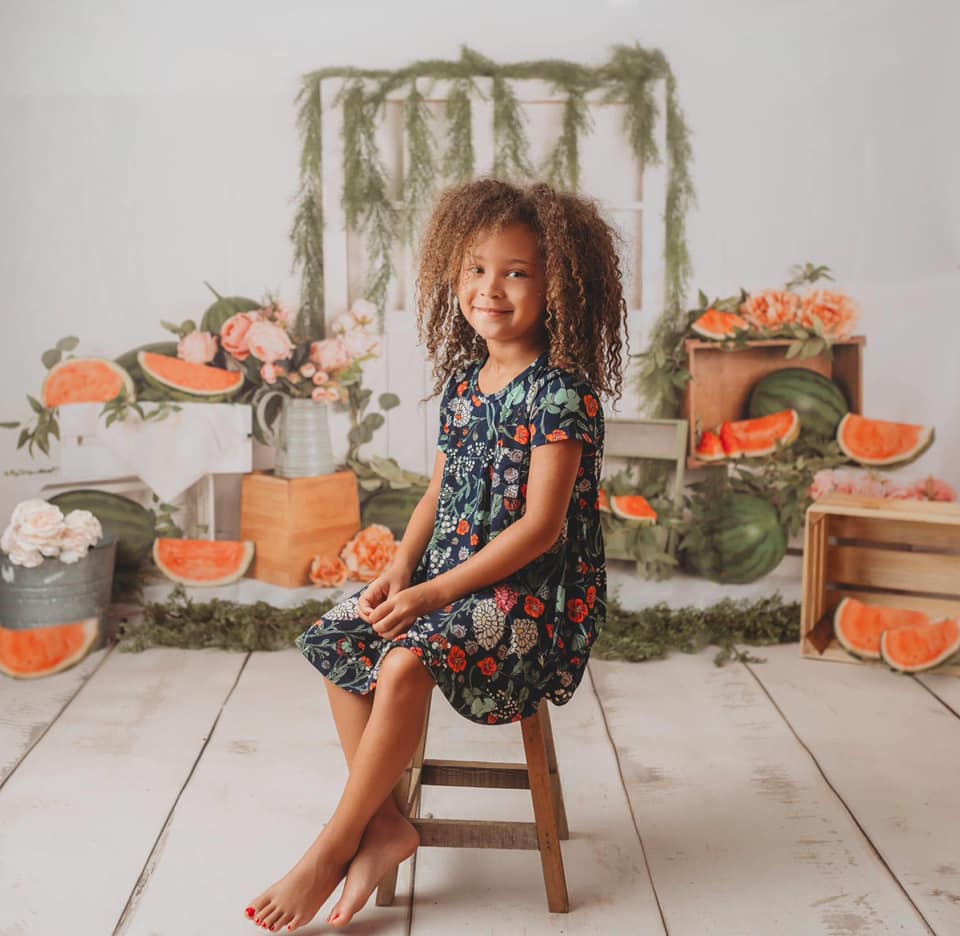Kate Sommer Wassermelonen Zeit Hintergrund Entworfen von Jia Chan Photography - Kate Backdrop.de
