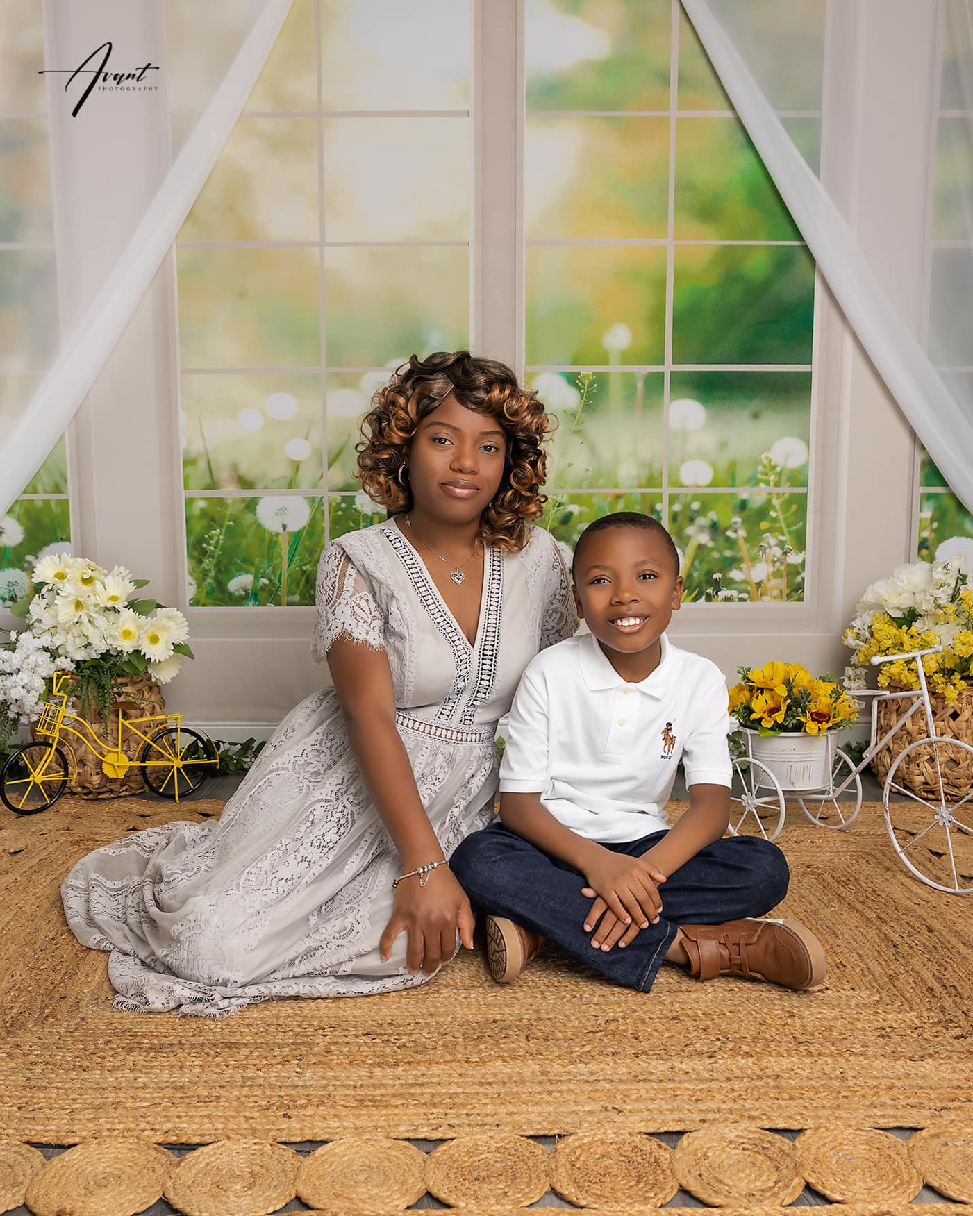 Kate Fenster Hintergrund Frühling Sommer Garten von Emetselch - Kate Backdrop.de