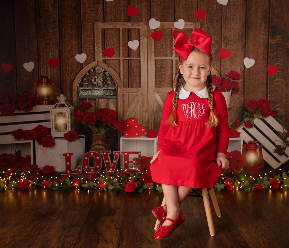 Kate Valentinstag Liebe Rosen Hintergrund Entworfen von Emetselch - Kate Backdrop.de