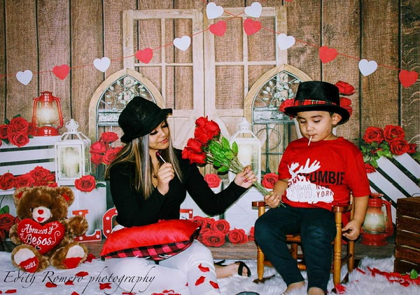 Kate Valentinstag Liebe Rosen Hintergrund Entworfen von Emetselch - Kate Backdrop.de