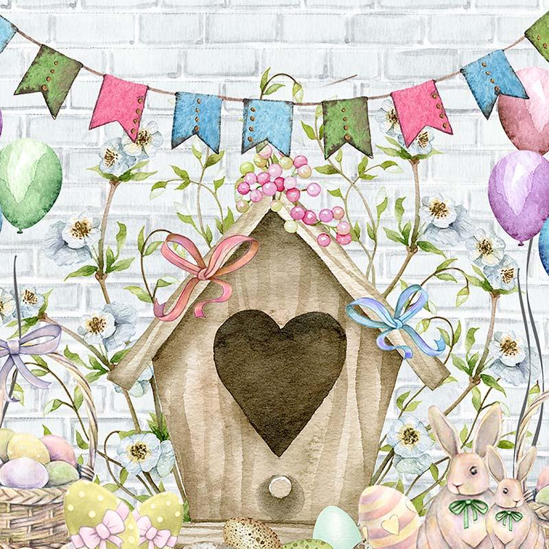 Kate Ostern Hase Eier Hintergrund Entworfen von GQ - Kate Backdrop.de