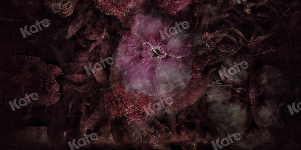 Kate Fine Art Lila Hintergrund Blumen von Chain Photography - Kate Backdrop.de