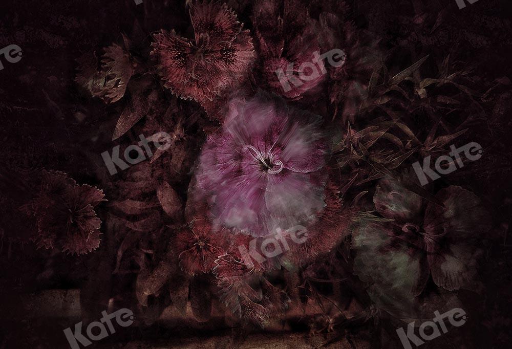 Kate Fine Art Lila Hintergrund Blumen von Chain Photography - Kate Backdrop.de