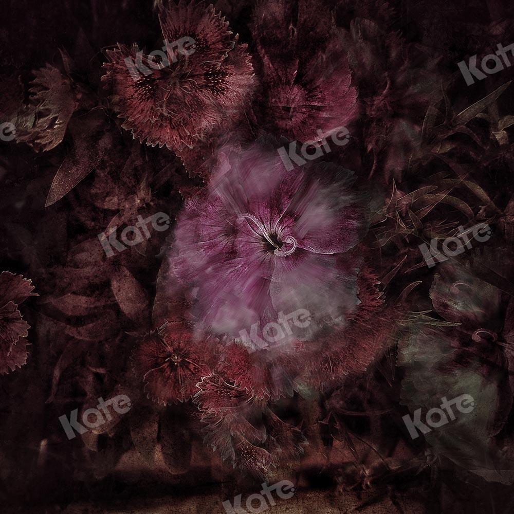 Kate Fine Art Lila Hintergrund Blumen von Chain Photography - Kate Backdrop.de