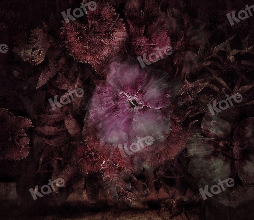 Kate Fine Art Lila Hintergrund Blumen von Chain Photography - Kate Backdrop.de