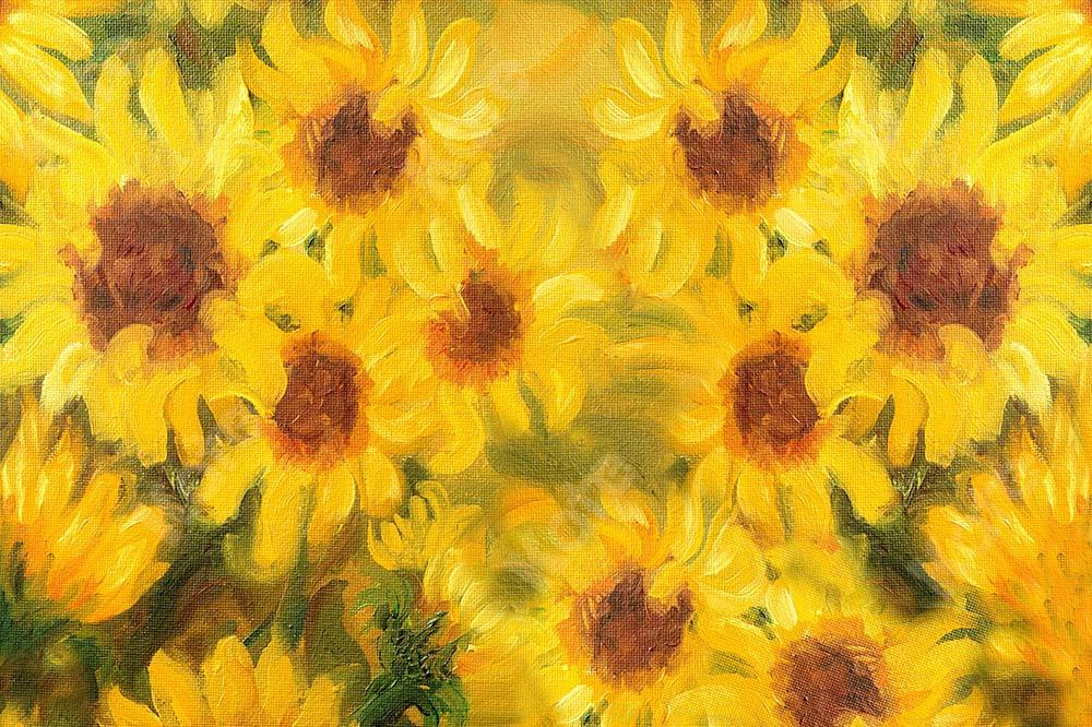 Kate Frühling Sonnenblumen Fine Art Hintergrund Entworfen von GQ - Kate Backdrop.de