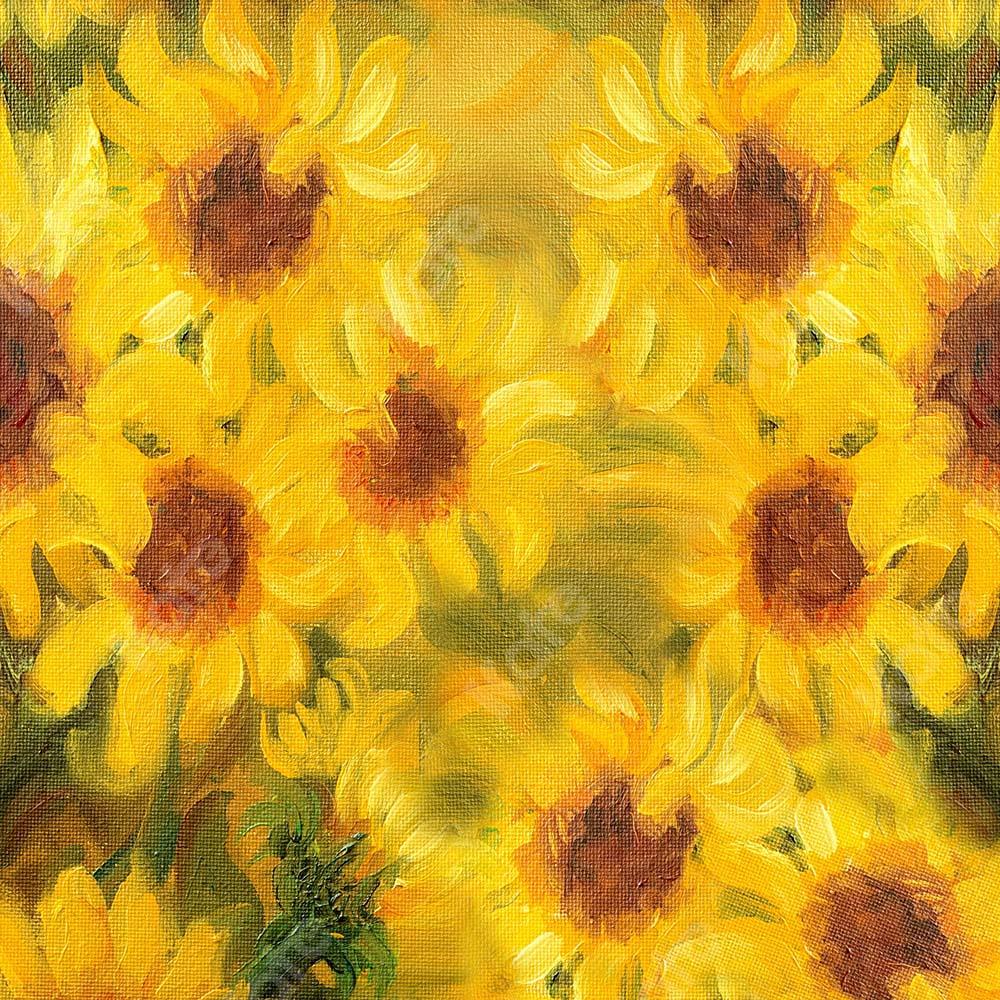 Kate Frühling Sonnenblumen Fine Art Hintergrund Entworfen von GQ - Kate Backdrop.de