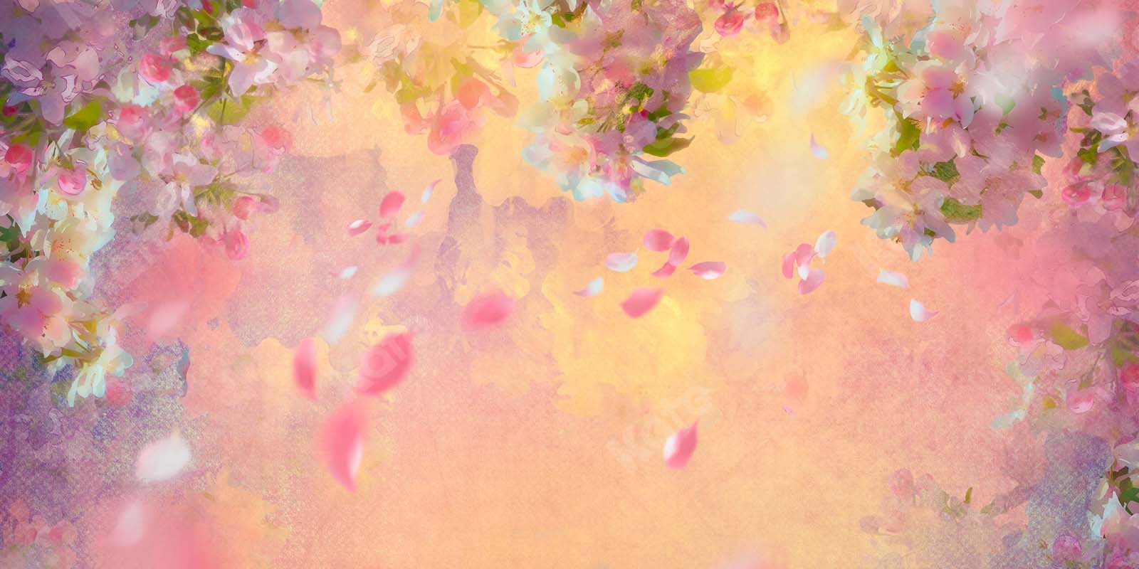 Kate Frühling Fine Art Nebliger Blumenhintergrund von Chain Photography - Kate Backdrop.de