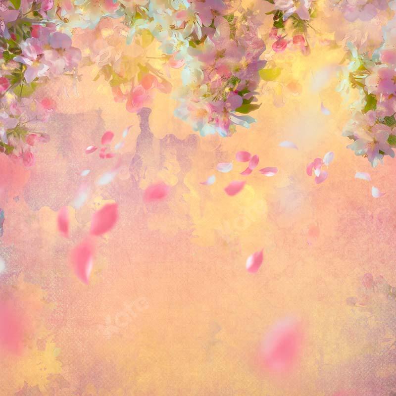 Kate Frühling Fine Art Nebliger Blumenhintergrund von Chain Photography - Kate Backdrop.de