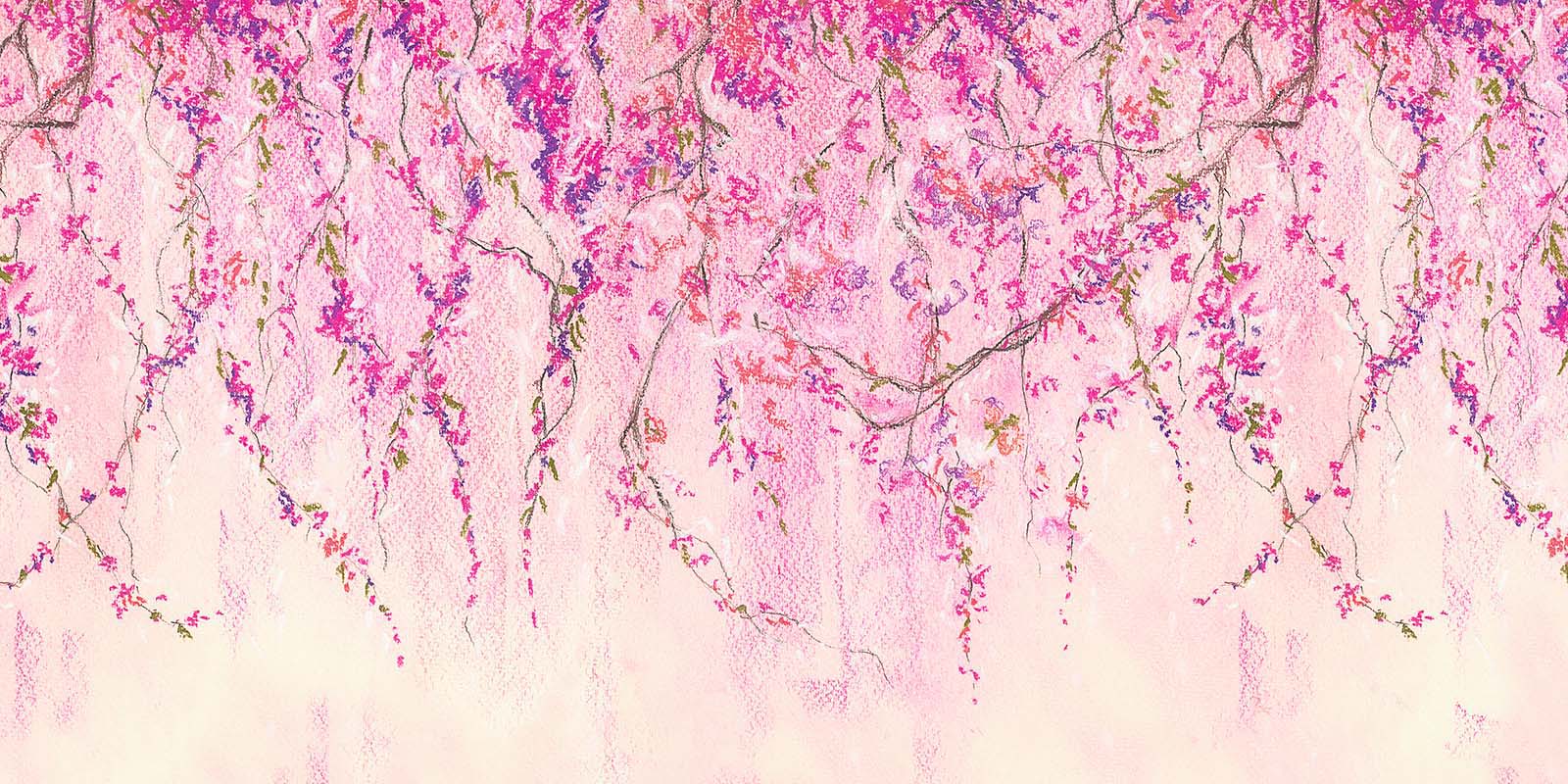 Kate Frühling Rosa Blumen Fine Art Veilchen Hintergrund von Chain Photography - Kate Backdrop.de