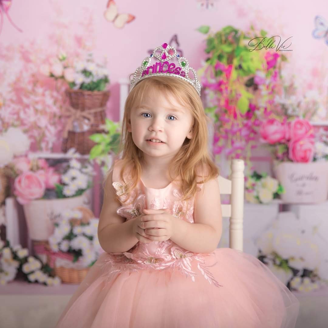 Kate Frühling Blumen Schmetterling Wand Hintergrund von Emetselch - Kate Backdrop.de