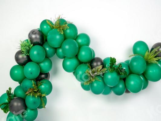 Kate Grüne Luftballons Girlanden-Party-Hintergrund Entworfen von Jia Chan Photography - Kate Backdrop.de