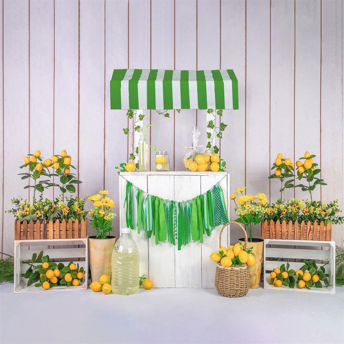 Kate Sommer Limonade Shop Hintergrund Entworfen von Jia Chan Photography - Kate Backdrop.de