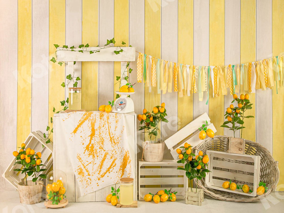 Kate Sommer Limonade Stand Hintergrund Entworfen von Jia Chan Photography - Kate Backdrop.de