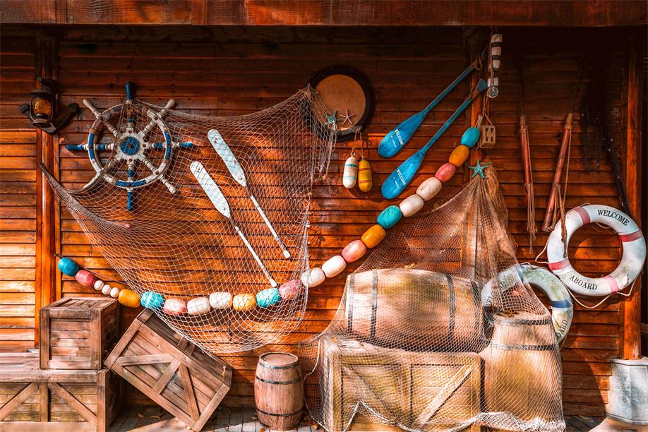 Kate Sommersegler an Bord der Ruderkulisse Entworfen von Jia Chan Photography - Kate Backdrop.de