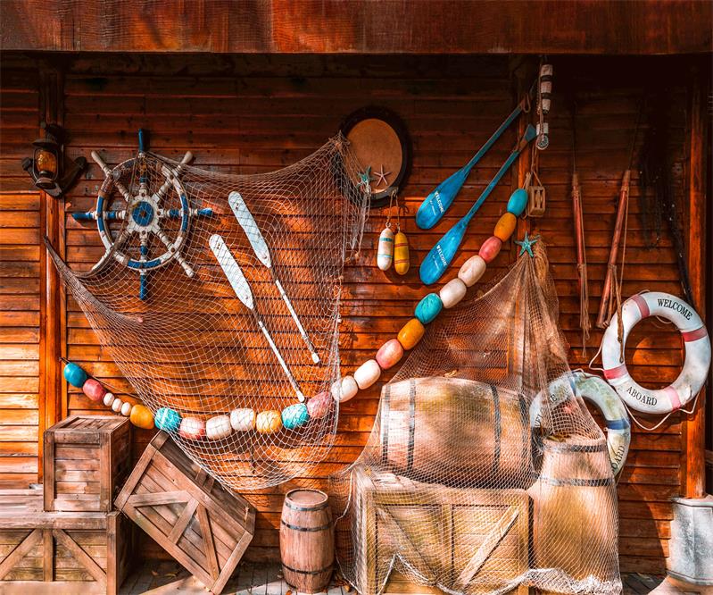 Kate Sommersegler an Bord der Ruderkulisse Entworfen von Jia Chan Photography - Kate Backdrop.de