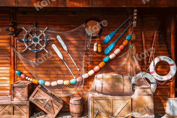 Kate Sommersegler an Bord der Ruderkulisse Entworfen von Jia Chan Photography - Kate Backdrop.de