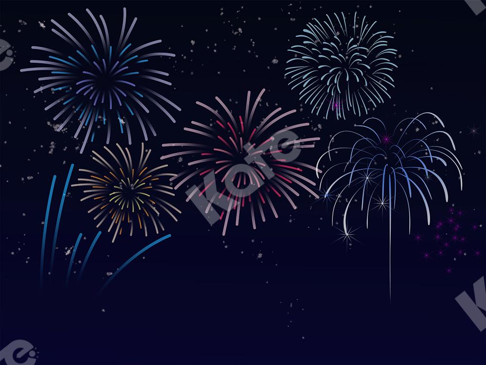 Kate Feuerwerk Hintergrund entworfen von Chain - Kate Backdrop.de
