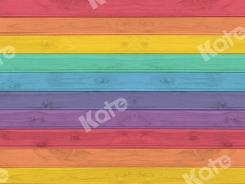Kate Regenbogen Holz hintergrund Kinder - Kate Backdrop.de