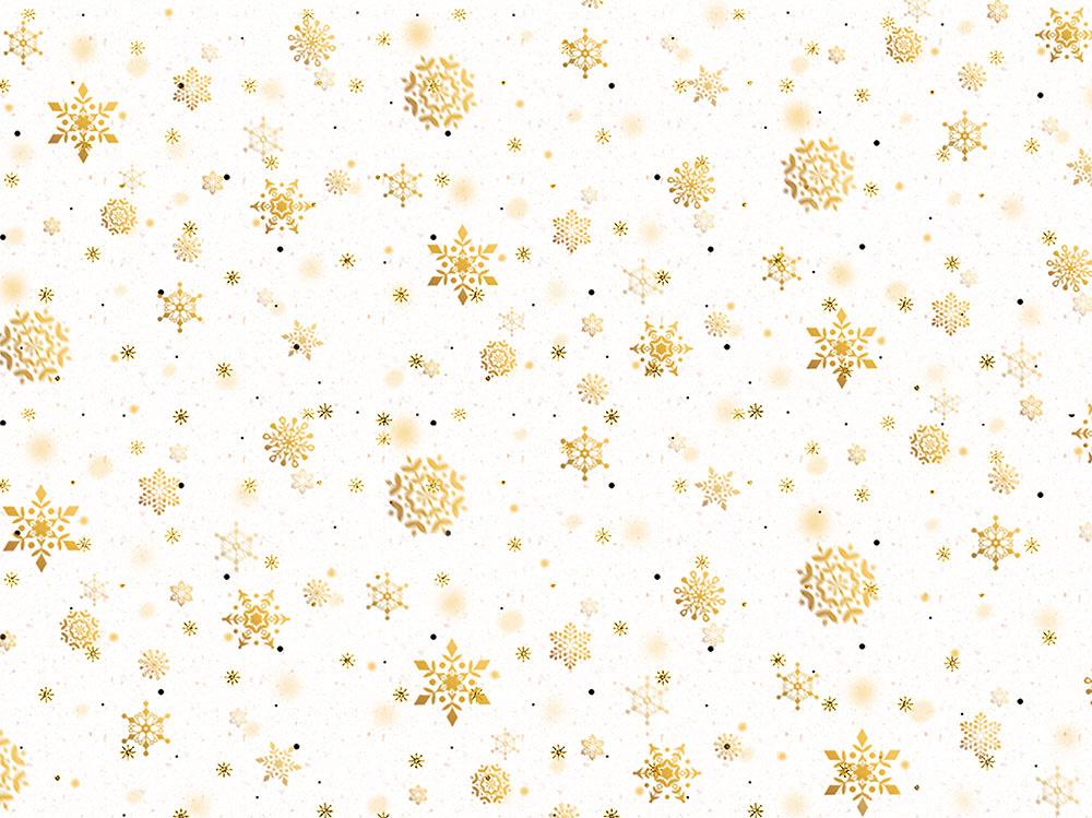 Kate Weihnachten Winter Hintergrund Goldene Schneeflocke Entworfen von Chain - Kate Backdrop.de