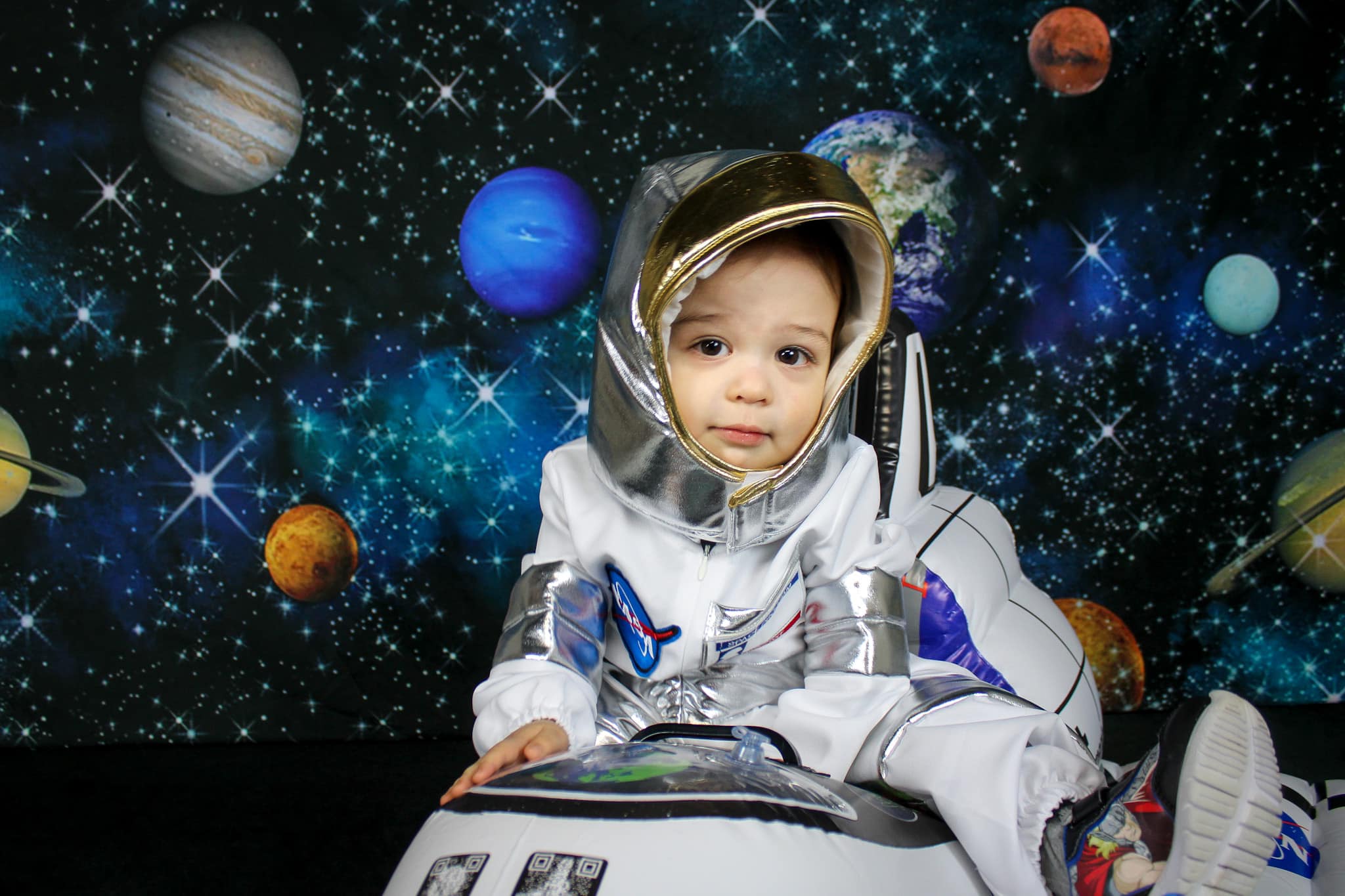 Kate Universum Raum Hintergrund Asteroid Sterne Entworfen von GQ - Kate Backdrop.de