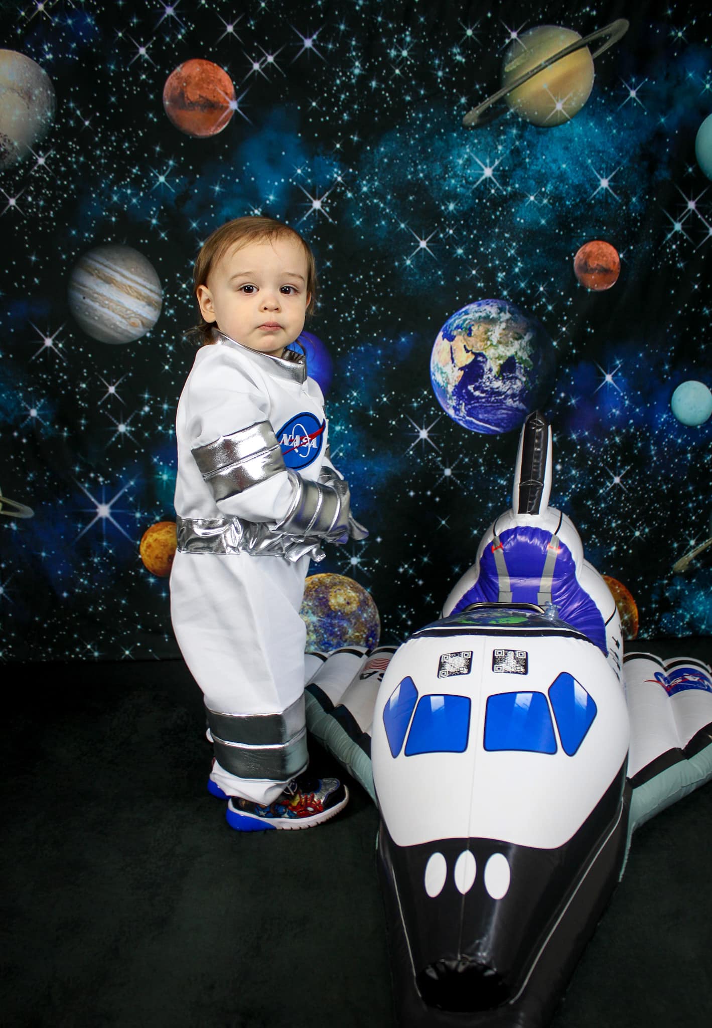 Kate Universum Raum Hintergrund Asteroid Sterne Entworfen von GQ - Kate Backdrop.de