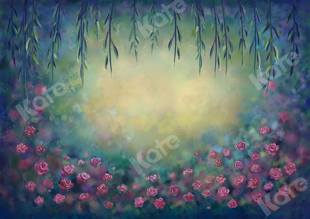 Kate Fine Art Rose Blumen Hintergrund Entworfen von GQ - Kate Backdrop.de