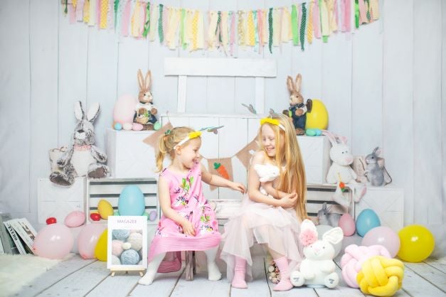 Kate Weiß Ostern Hase Ei Stand Hintergrund von Emetselch - Kate Backdrop.de