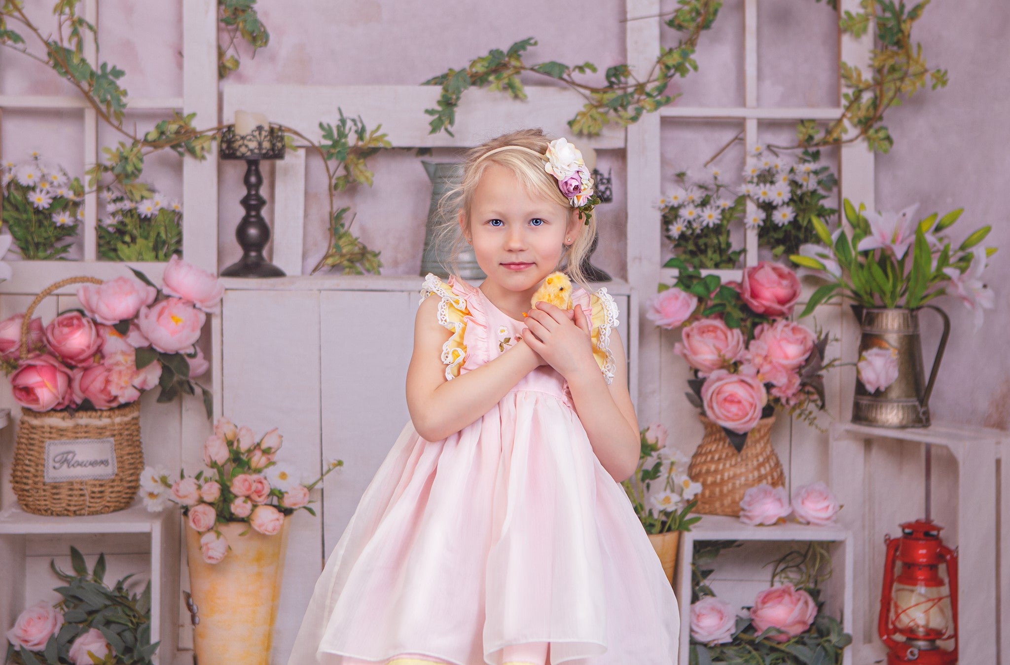 Kate Frühling Rosa Blumen Hintergrund von Emetselch - Kate Backdrop.de