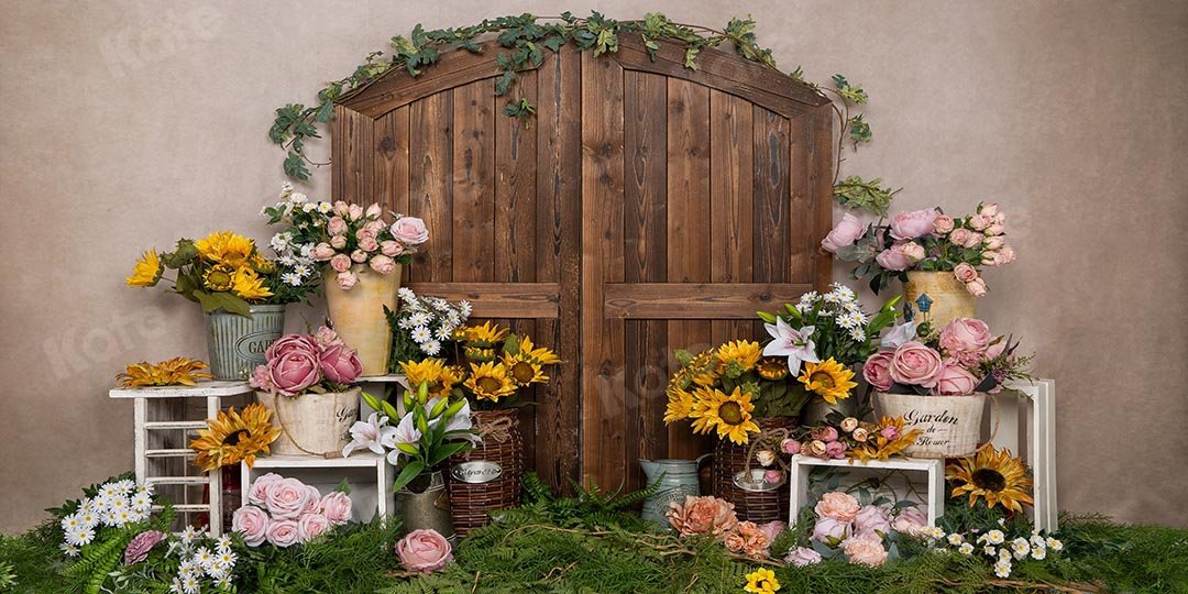 Kate Frühling / Muttertag Blumengeschäft Cake Smash Hintergrund von Emetselch - Kate Backdrop.de