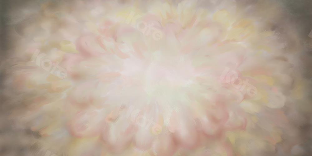 Kate Fine Art Verschwommene Blumen Strukturierter abstrakter Hintergrund von GQ