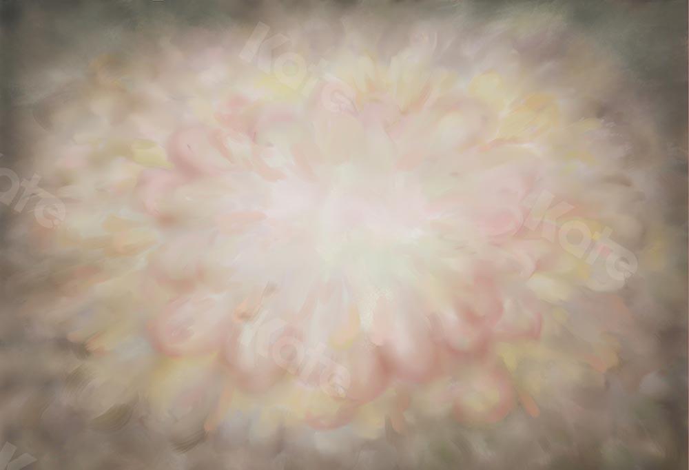 Kate Fine Art Verschwommene Blumen Strukturierter abstrakter Hintergrund von GQ
