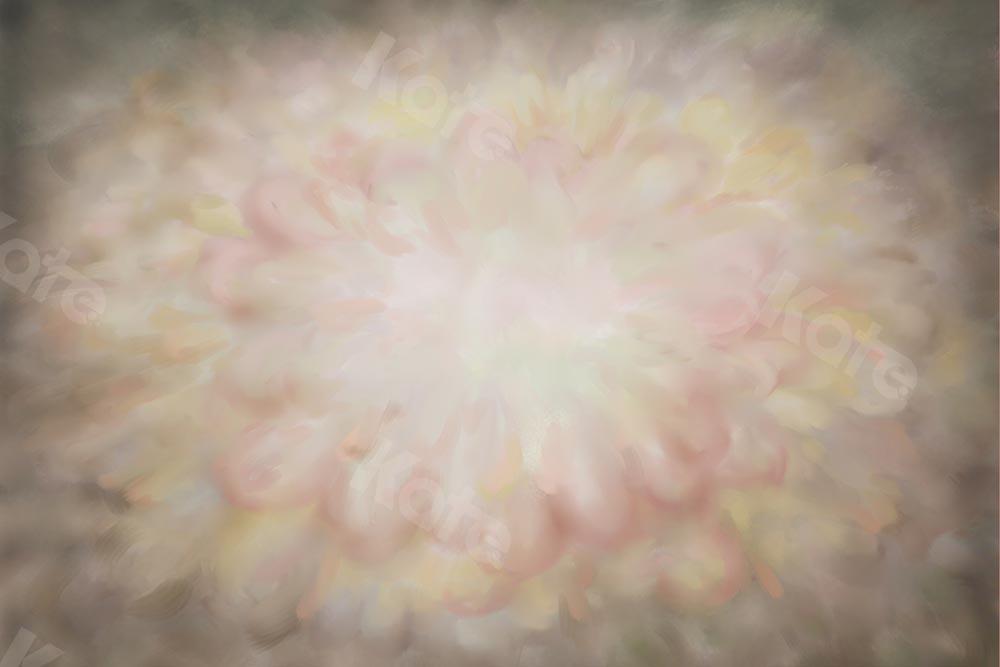 Kate Fine Art Verschwommene Blumen Strukturierter abstrakter Hintergrund von GQ