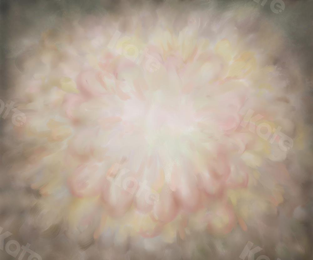 Kate Fine Art Verschwommene Blumen Strukturierter abstrakter Hintergrund von GQ