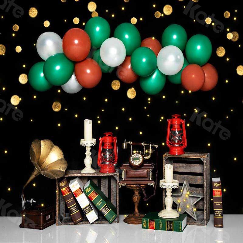 Kate Schulanfang Luftballons Gold Bokeh Hintergrund von Emetselch - Kate Backdrop.de