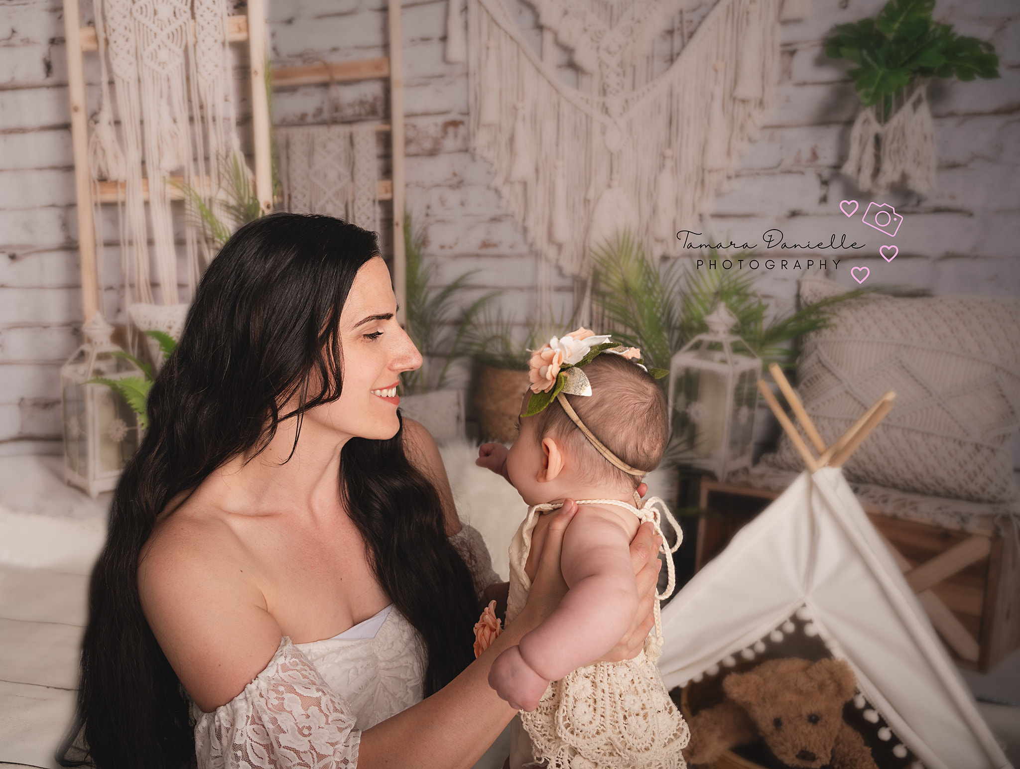 Kate Sommer Muttertag Boho Tapisserie Hintergrund von Emetselch - Kate Backdrop.de