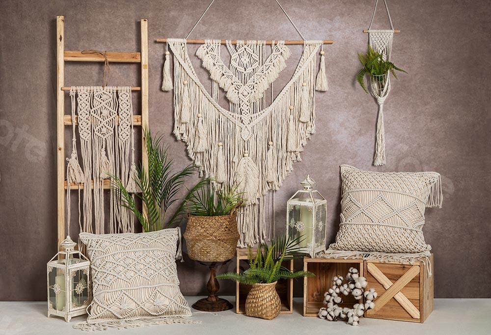 Kate Sommer / Muttertag Boho Wandteppich Hintergrund von Emetselch - Kate Backdrop.de